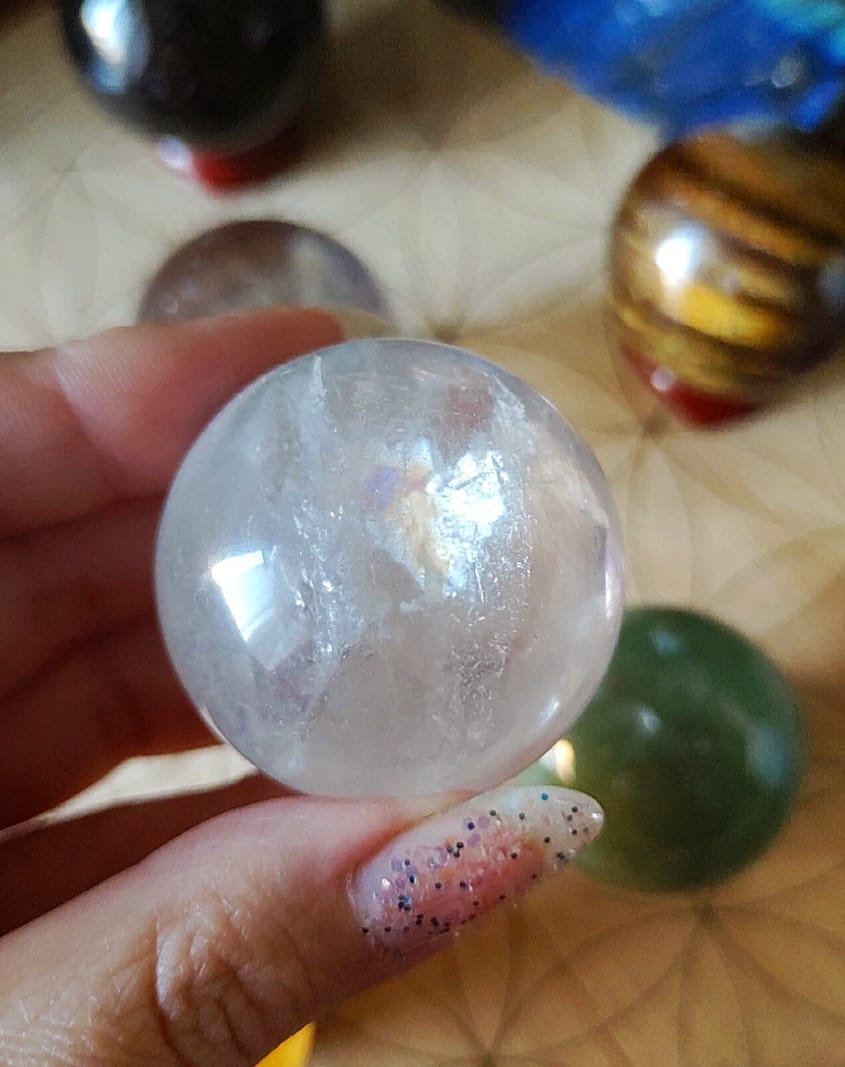 Esfera de Cuarzo Cristal