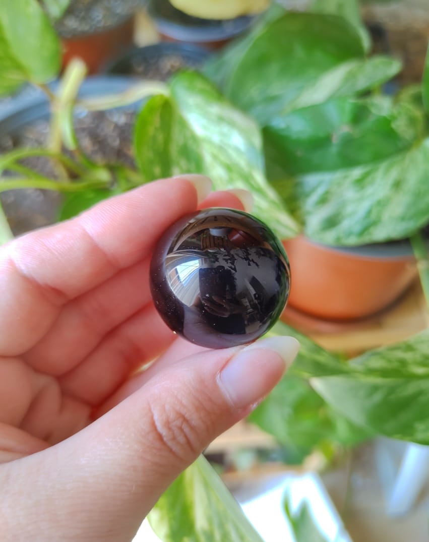 Esfera de Obsidiana Negra