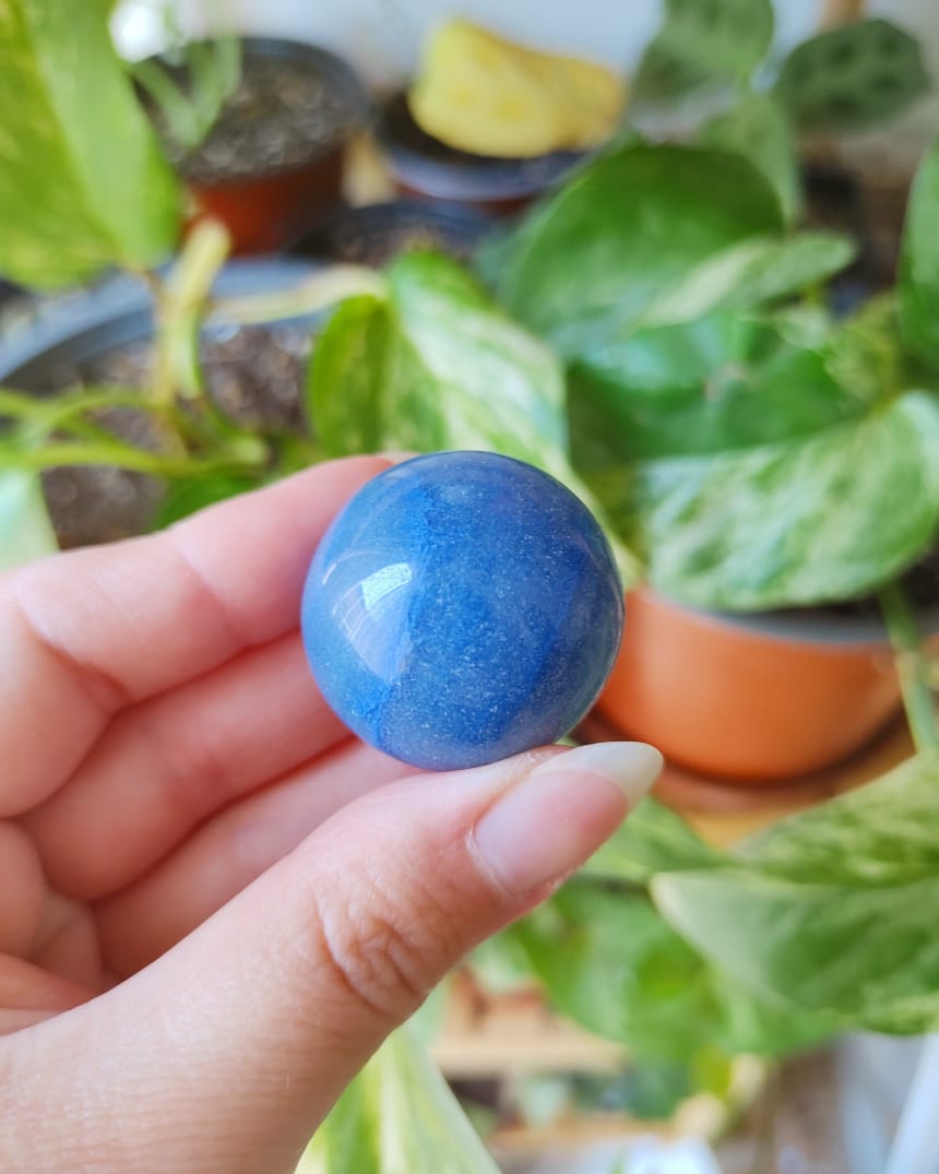 Esfera de Cuarzo Azul